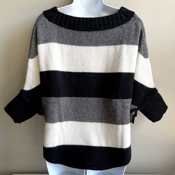 ‼️SALE‼️$25 Like/Bundle/Offer Loft Worn Once Batwing Poncho Sweater - Picture 2 of 7